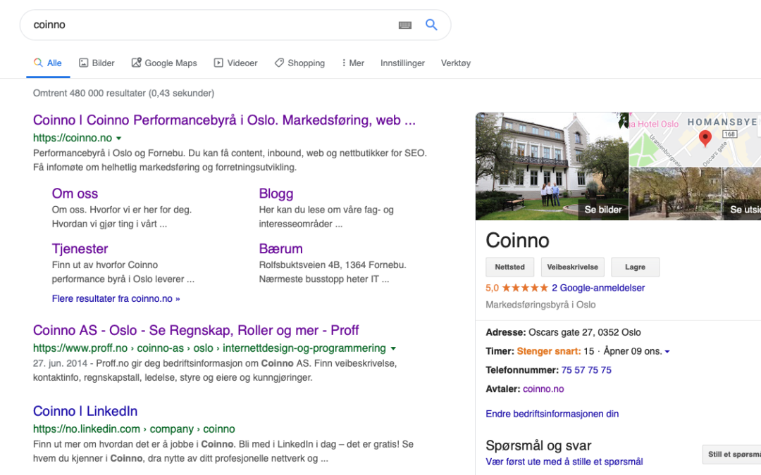 Hvordan komme høyt opp på Google – tips